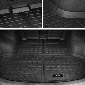 Yonugii Black Car Trunk Mat